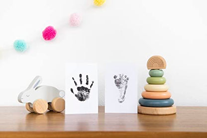 Pearhead 4-Pack Clean Touch Ink Pad Kit, Baby and Pet Pawprint Keepsake - color: Black 4-Pack, size: Regular 2.5" x 3.5”
