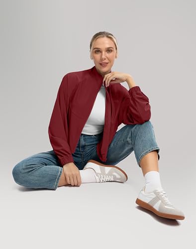Soothfeel Women's Athletic Lightweight Jacket UPF 50+ Sun Protection Shirts - color: Savannah, size: Medium