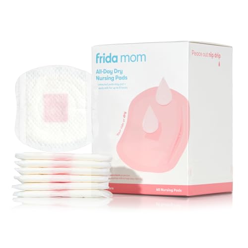Frida Mom Disposable Nursing Pads, Ultra Absorbency, Soft Texture, 60ct - size: 60 Count