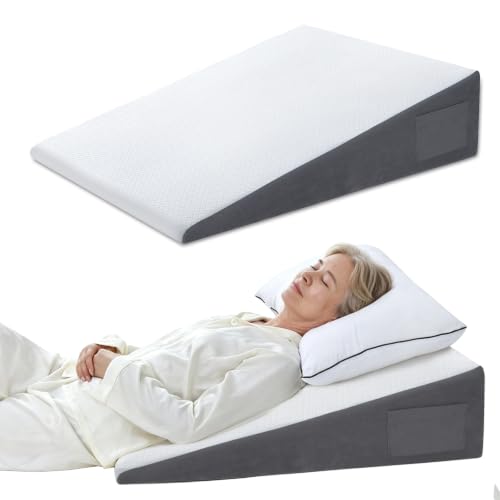 Vekkia 31” Extra-Long Wedge Pillow for Sleeping & Resting, Back Support - size: 31"×24"×7.5"-Extra-Long