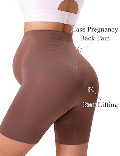 KIM S "Baby Shower Essential Maternity Shapewear, Belly Support Underwear - color: H. Jasper, size: Medium