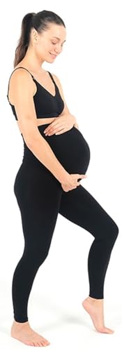 Maternity Leggings - color: 1-pack / Black, size: X-Small
