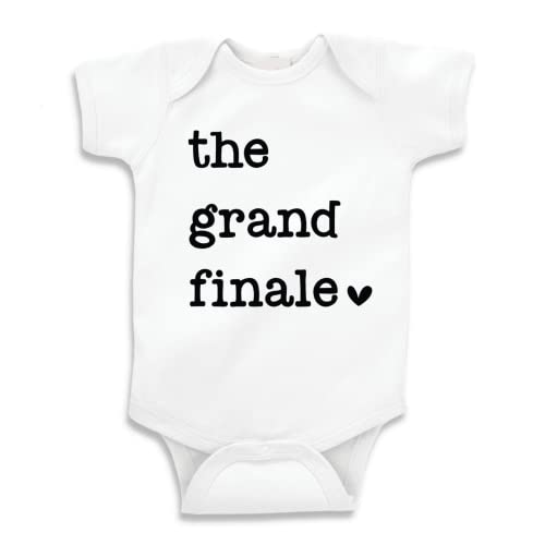 Bump and Beyond Designs Last Child Pregnancy Announcement, The Grand Finale - color: White, size: 3-6 Months