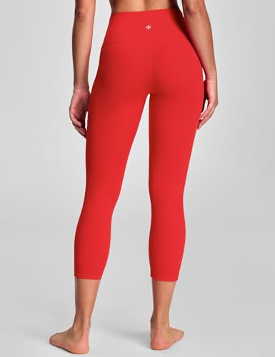 HeyNuts Yoga Pro Leggings 21" - color: True Red, size: Medium