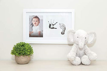 Little Pear Baby Print and Photo Keepsake Frame - color: White Babyprint Frame