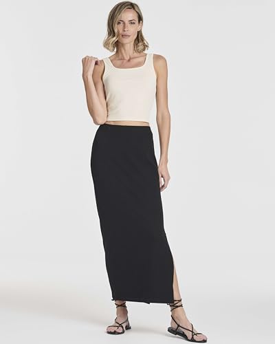 3 Pack Women's Ribbed Maxi Long Skirts High Waisted with Side Slit Pencil - color: Set 2, size: Medium