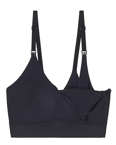 Harper Wilde Bliss Nursing Bralette, Maternity Bra for Women - color: Black, size: Small