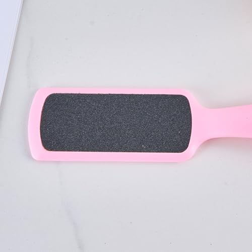 Foot File Set, 3 Pack, Coarse Callus Remover with Handle, Blue Pink White