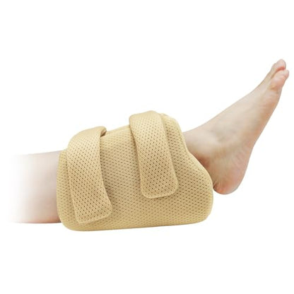 3D Heel Protector Bed Sore Pillow Cushion for Pressure Khaki 1 piece - color: Khaki