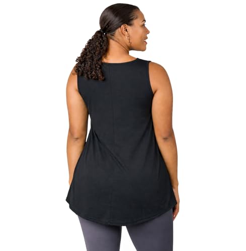 Epic MMA Gear Long Flowy Sleeveless Tunic Top for Women - color: Black, size: Large