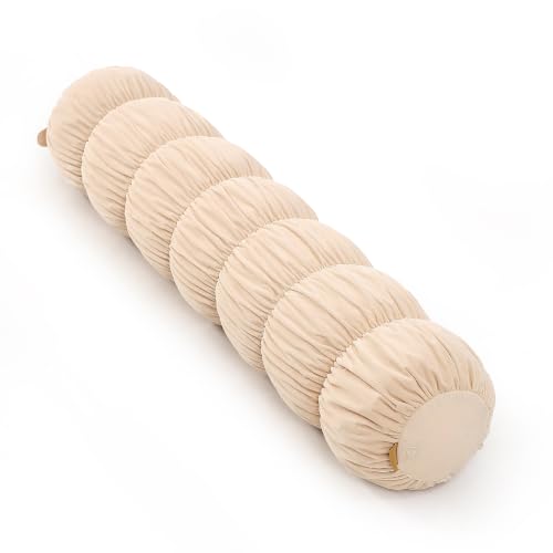Pat. Pend. Small Body Pillow for Adults, 39 Inch, Beige - color: Beige, size: 39"x 7.87"