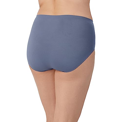 ELLEN TRACY Full Coverage Panties Seamless Underwear Briefs for Women 4pack - color: Mauve Pack, size: Small