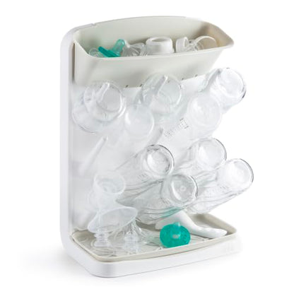 Ubbi Vertical Baby Bottle Drying Rack, Space Saving Countertop Bottle Dryer - color: Oat Vertical Drying Rack