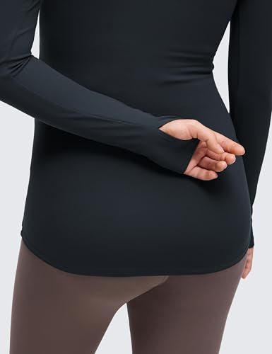 CRZ YOGA Maternity Crewneck Top - color: True Navy, size: X-Large