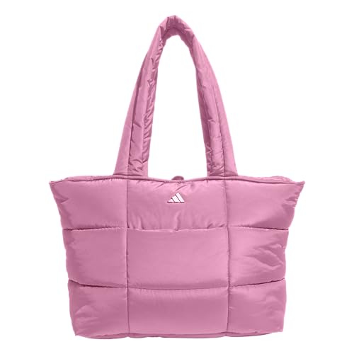 adidas Quilted Puffer Tote Bag - color: Tropic Bloom/3