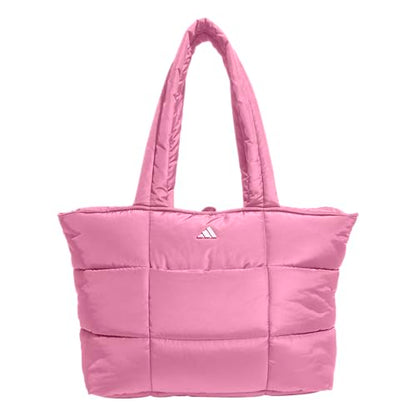adidas Quilted Puffer Tote Bag - color: Tropic Bloom/3