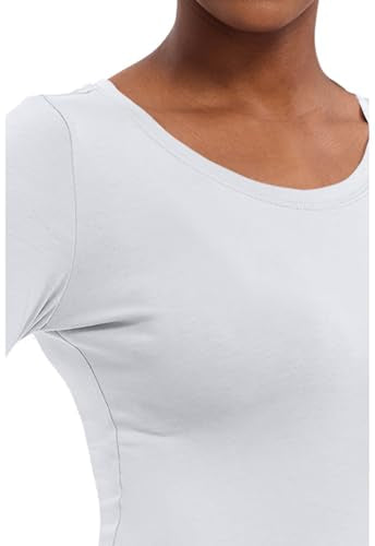 Healing Hands Underscrub Long Sleeve Women Knits Scrub Tops - color: White, size: Small