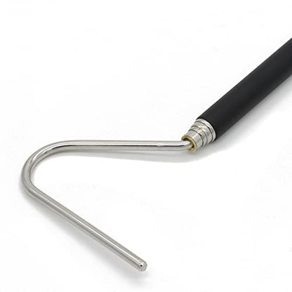 JIHAQUA Stainless Steel Extensible Snake Hook, 26 inch Reptile Hook - size: 26 inch