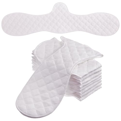 Boyiee 9 Pcs Bra Liners for Sweat - color: White, size: XX-Large