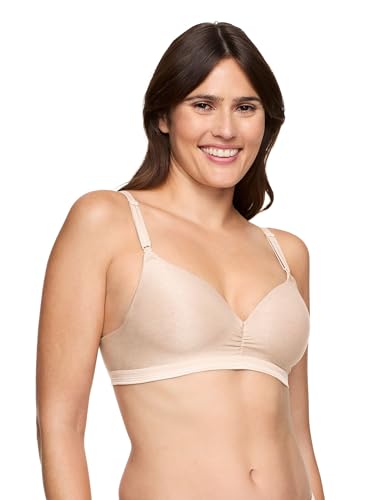 Warner's Women's Play It Cool Wire-Free Contour Bra with Lift - color: Butterscotch, size: 38B