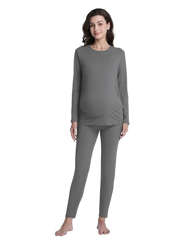 Maternity Thermal Pants Stretchy Leggings Pant