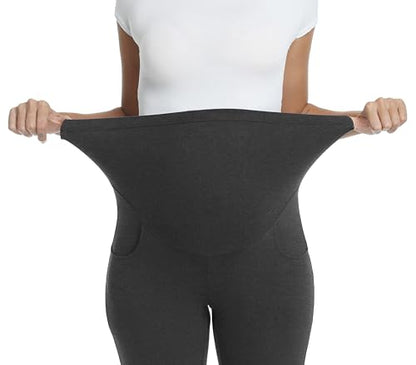 Maternity Pants Work Bootcut Dress Pants - color: Dark Heather Gray, size: XX-Large