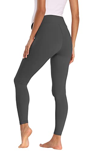 Foucome Women's Maternity Legging Under The Belly - color: Dark Grey, size: X-Large