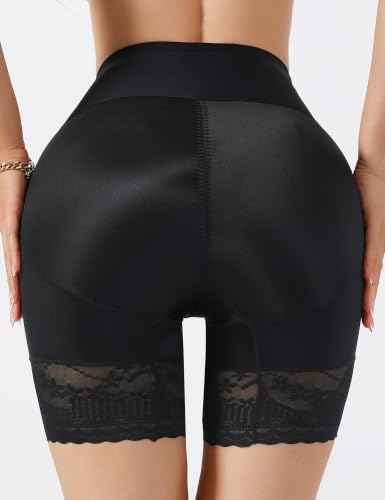 High Waist Shapewear Tummy Control Shorts Fajas Plus Size - color: Black, size: Medium