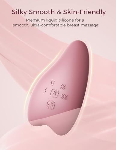 Momcozy A1Pro Lactation Massager with Heat, Deep Vibration, Cozy Red, 1PCS - size: A1Pro-Red