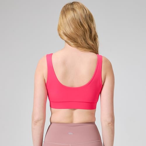 netdraw Buttery Soft Bamboo Viscose Nursing Seamless Sleep Bra - color: Rose, size: Large