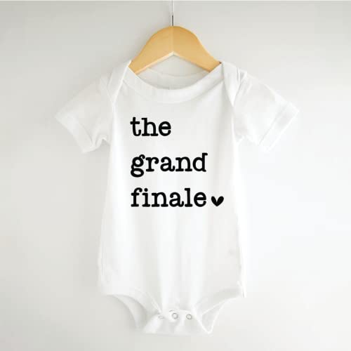 Bump and Beyond Designs Last Child Pregnancy Announcement, The Grand Finale - color: White, size: 3-6 Months