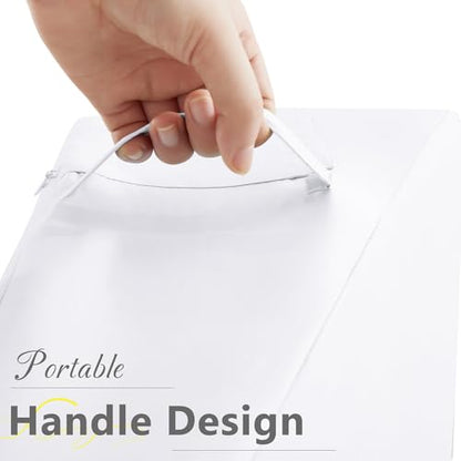 White Bed Wedge Pillow Cover, 25" L x 25" W x 8" H - color: White, size: 25 x 25 x 8 Inch