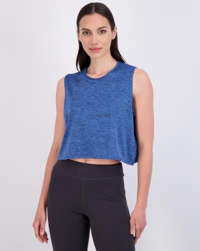 5 Pack Women's Dry Fit Crop Tank Tops Sleeveless Athletic Workout Gym Yoga - color: Set 1, size: Medium