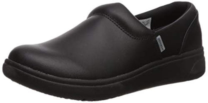 Cherokee Melody Nursing Clogs for Women Slip Resistant Leather Upper - color: Black, size: 7
