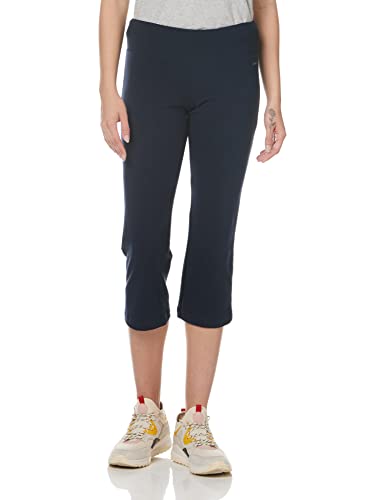 Jockey Womens Cotton Stretch Slim Flare Capri - color: Dark Navy, size: Large