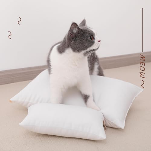 NTBAY Toddler Pillows, Set of 2, 13"x18", Light Grey - color: Light Grey, size: 13"x18"