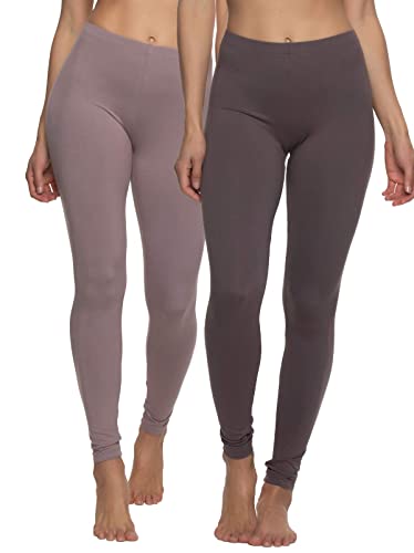 Felina Velvety Super Soft Lightweight Leggings - color: Big City, size: X-Small