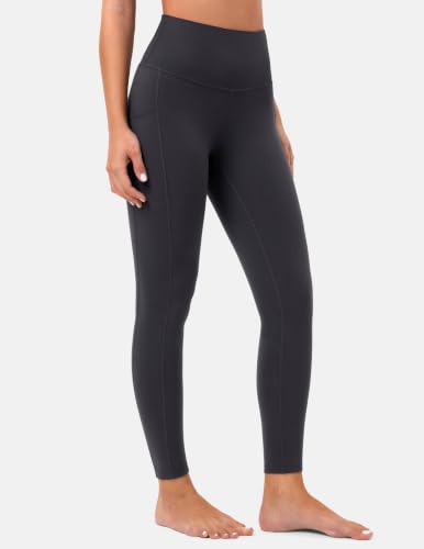 Colorfulkoala Essential 7/8 Leggings with Pockets - color: Charcoal Grey, size: X-Large