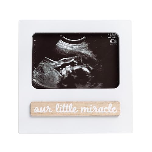 Kate & Milo Our Little Miracle Sonogram Photo Frame - color: Our Little Miracle Sono Frame