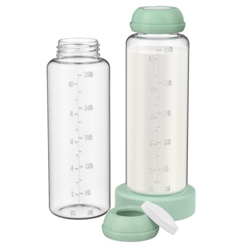 2pcs 12oz Breastmilk Storage Bottles Container Compatible with Momcozy Portable Breast Milk Cooler 12oz, Fit for Dr. Brown’s and Most Other Narrow Baby Bottle Nipples, BPA-Free & Leakproof - size: 1 Count (Pack of 2)