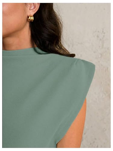 OYOANGLE Women's Maternity Cap Sleeve Pregnancy Bodycon Midi Dresses - color: Green, size: Medium