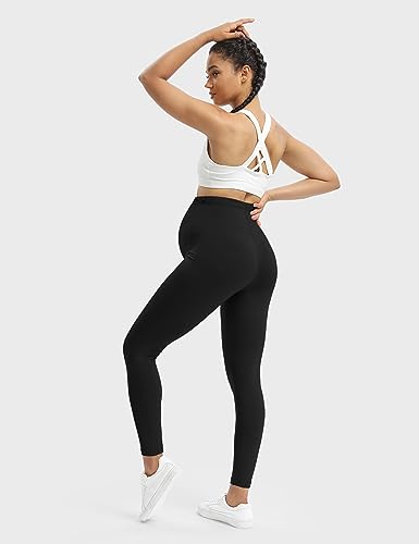 Buttergene 1 Pack Buttery-Soft Maternity Leggings - color: Ink Black, size: X-Large