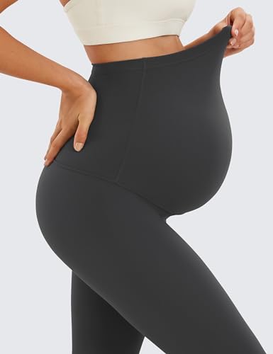 CRZ YOGA Maternity Leggings 28 - color: Mysterious Grey, size: X-Large