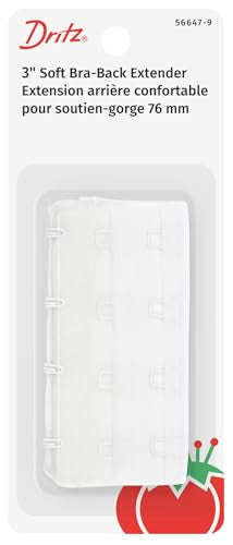 Dritz womens 1-pack Bra Extender, White, 3-Inch US - color: White, size: 3"