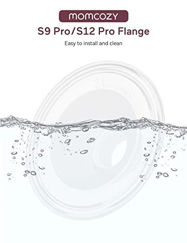 Momcozy S9/S12 Pro Replacement Accessories, Single-Sealed Flange 24mm, 1 PC - size: SL 24mm (1-Pack)