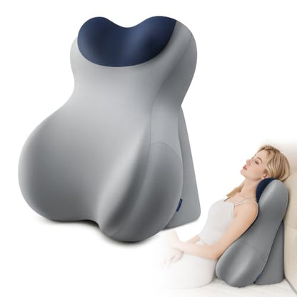 Reading Pillow for Adults, Bed Backrest Cushion, Back Support Pillow for Sitting Up, Removable Washable Cover, Wedge Pillow for Bed, Sofa, Couch, Floor Use