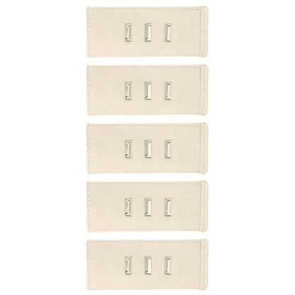 MECCANIXITY 5pcs Light Apricot Pants Waist Button Extenders for Women 3.3" - color: Light Apricot, size: 3.3"