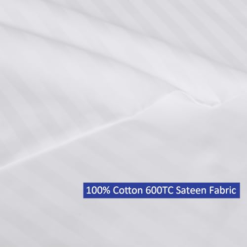 Precoco 100% Cotton Bed Wedge Pillow Cover Case 24x24x8 with Pockets - size: 24x24x8