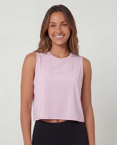 5 Pack Women's Dry Fit Crop Tank Tops Sleeveless Athletic Workout Gym Yoga - color: Set 11, size: Medium