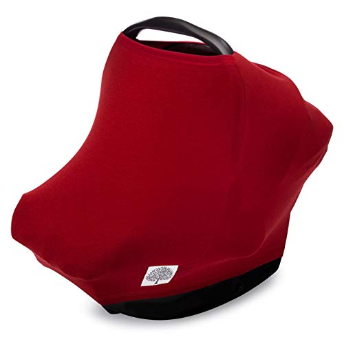 Parker Baby Co. Multi-Use Cover - Carseat Cover, Nursing Cover - Cherry - color: Cherry